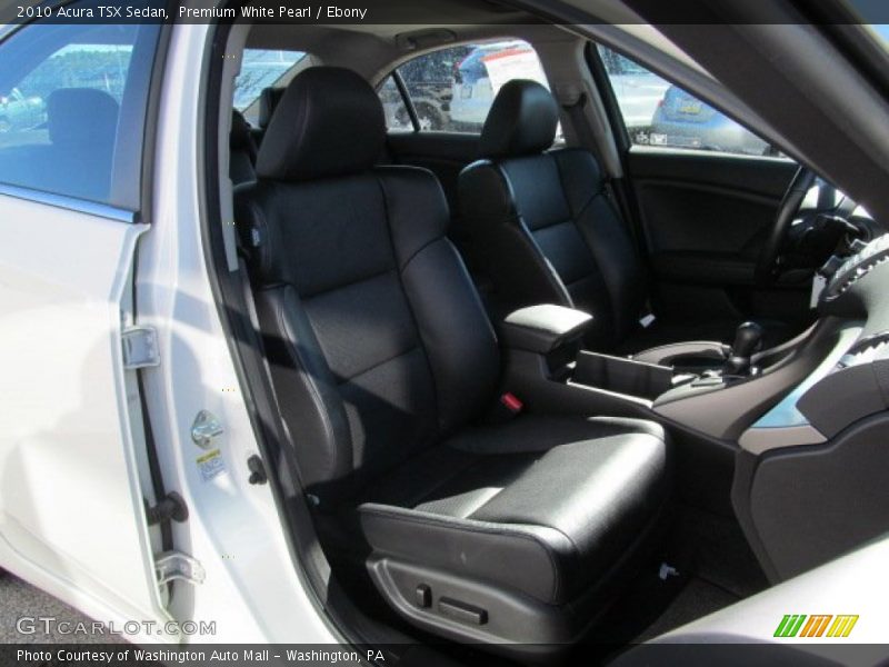 Premium White Pearl / Ebony 2010 Acura TSX Sedan