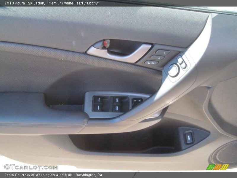 Premium White Pearl / Ebony 2010 Acura TSX Sedan