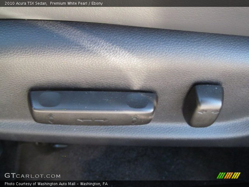 Premium White Pearl / Ebony 2010 Acura TSX Sedan