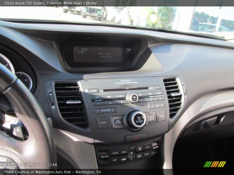 Premium White Pearl / Ebony 2010 Acura TSX Sedan