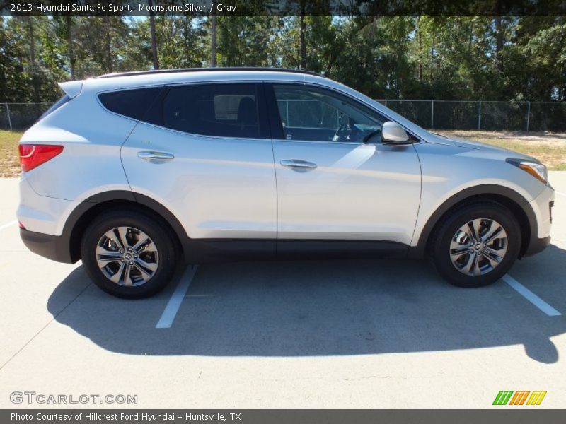 Moonstone Silver / Gray 2013 Hyundai Santa Fe Sport