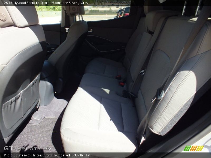 Moonstone Silver / Gray 2013 Hyundai Santa Fe Sport