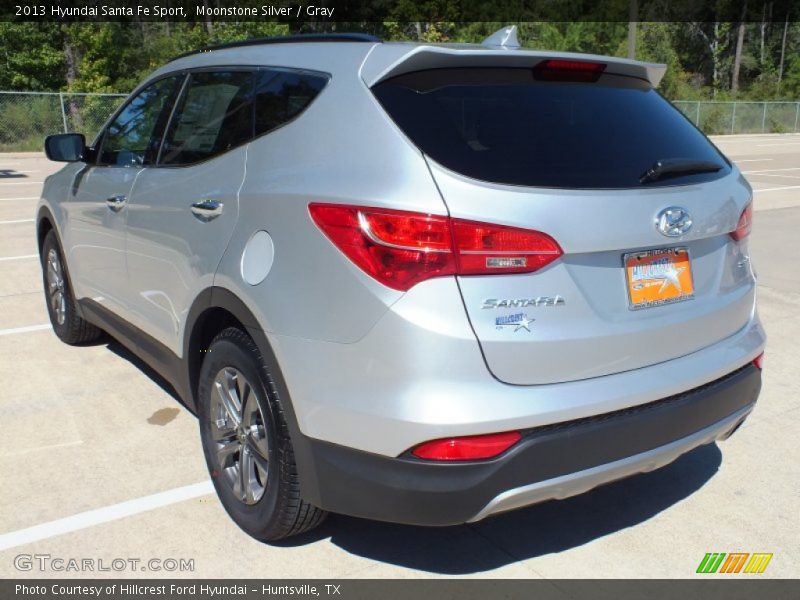 Moonstone Silver / Gray 2013 Hyundai Santa Fe Sport