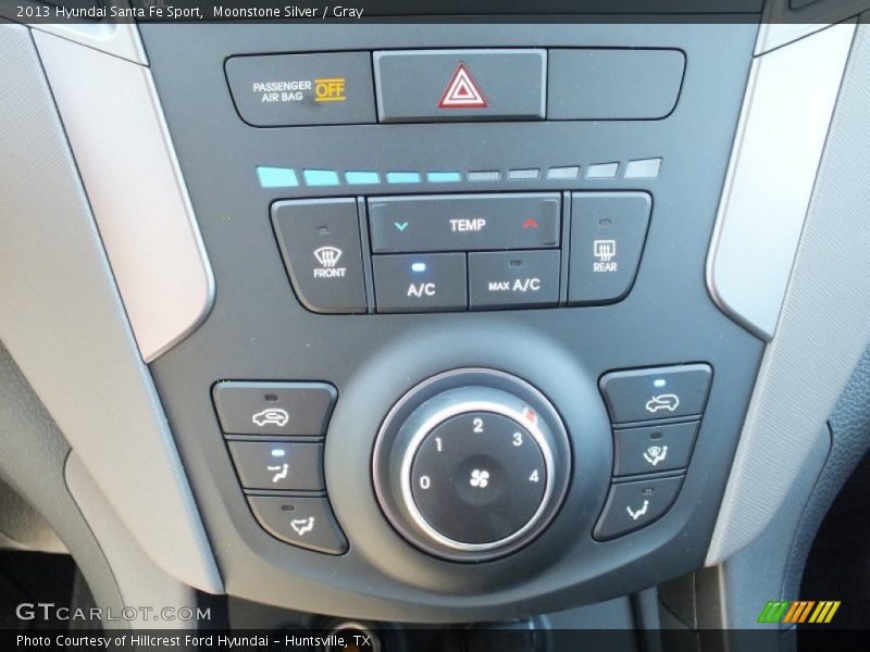 Controls of 2013 Santa Fe Sport