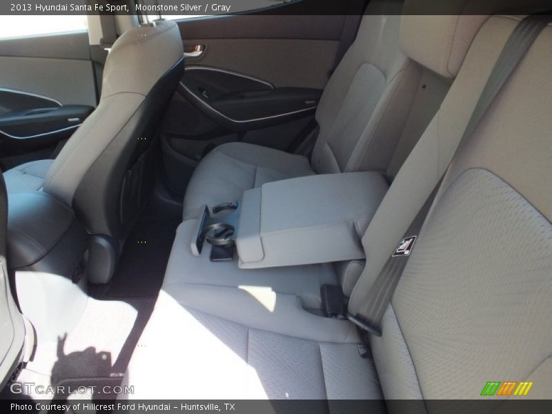 Moonstone Silver / Gray 2013 Hyundai Santa Fe Sport