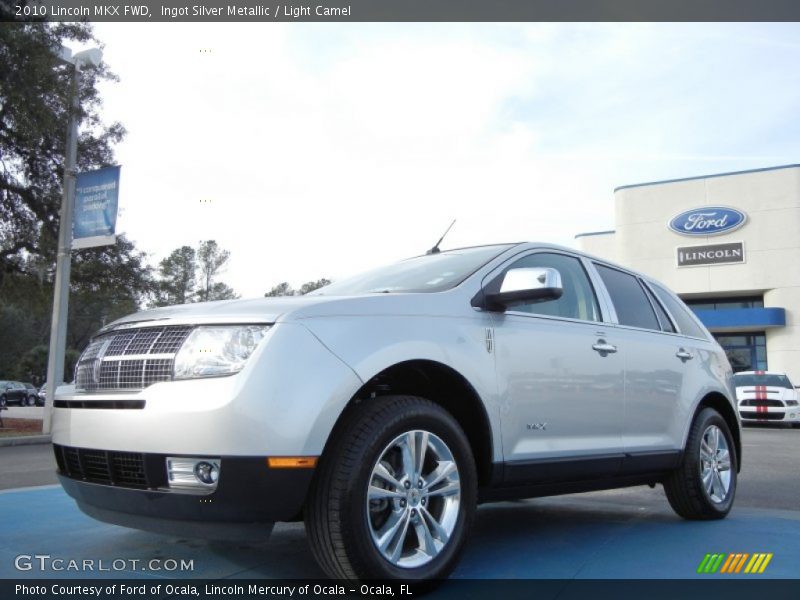 Ingot Silver Metallic / Light Camel 2010 Lincoln MKX FWD