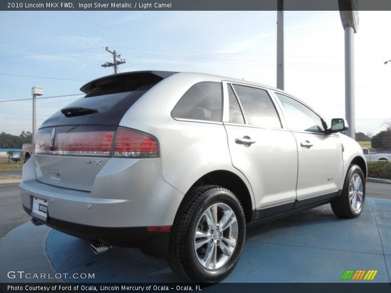 Ingot Silver Metallic / Light Camel 2010 Lincoln MKX FWD