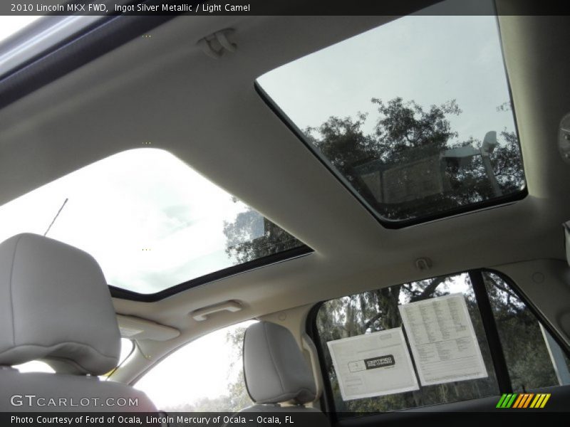 Ingot Silver Metallic / Light Camel 2010 Lincoln MKX FWD