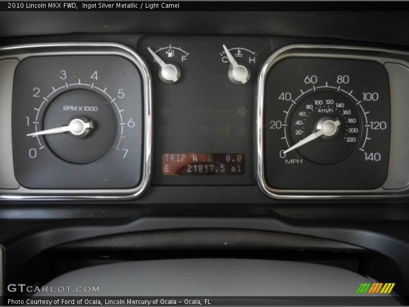 Ingot Silver Metallic / Light Camel 2010 Lincoln MKX FWD