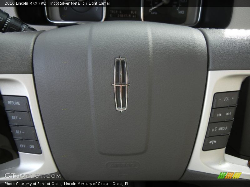 Ingot Silver Metallic / Light Camel 2010 Lincoln MKX FWD