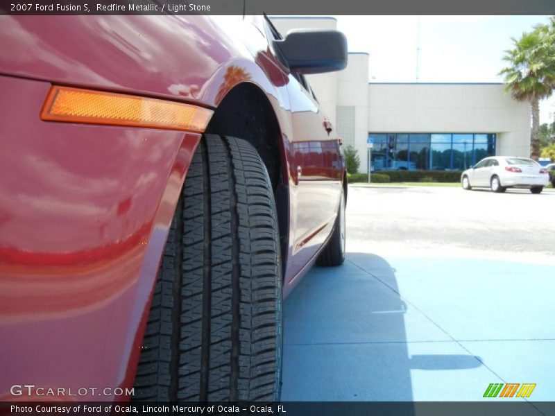 Redfire Metallic / Light Stone 2007 Ford Fusion S