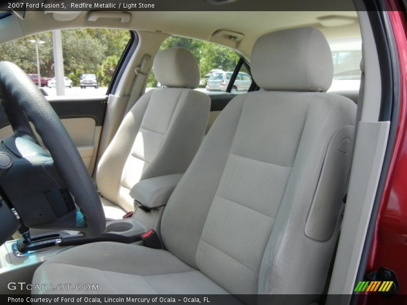 Redfire Metallic / Light Stone 2007 Ford Fusion S