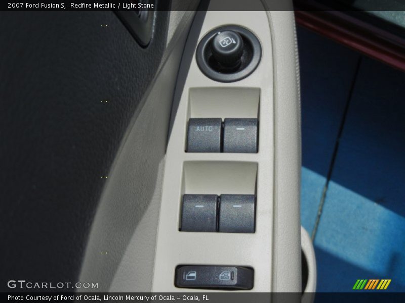 Redfire Metallic / Light Stone 2007 Ford Fusion S