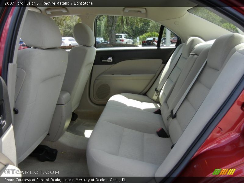 Redfire Metallic / Light Stone 2007 Ford Fusion S