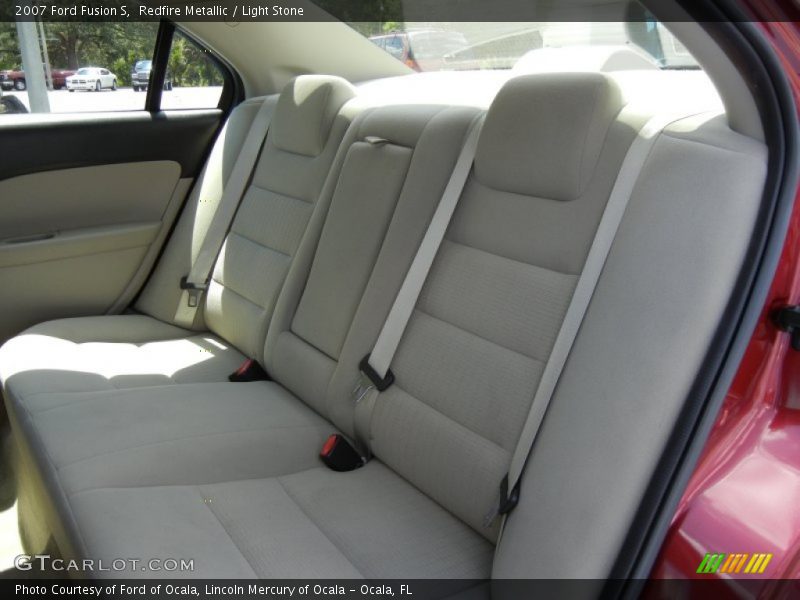 Redfire Metallic / Light Stone 2007 Ford Fusion S