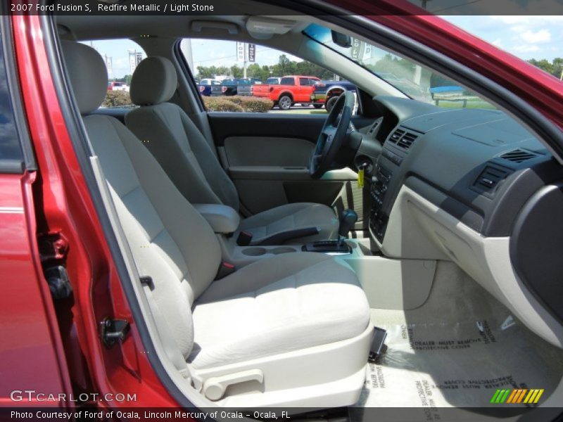 Redfire Metallic / Light Stone 2007 Ford Fusion S