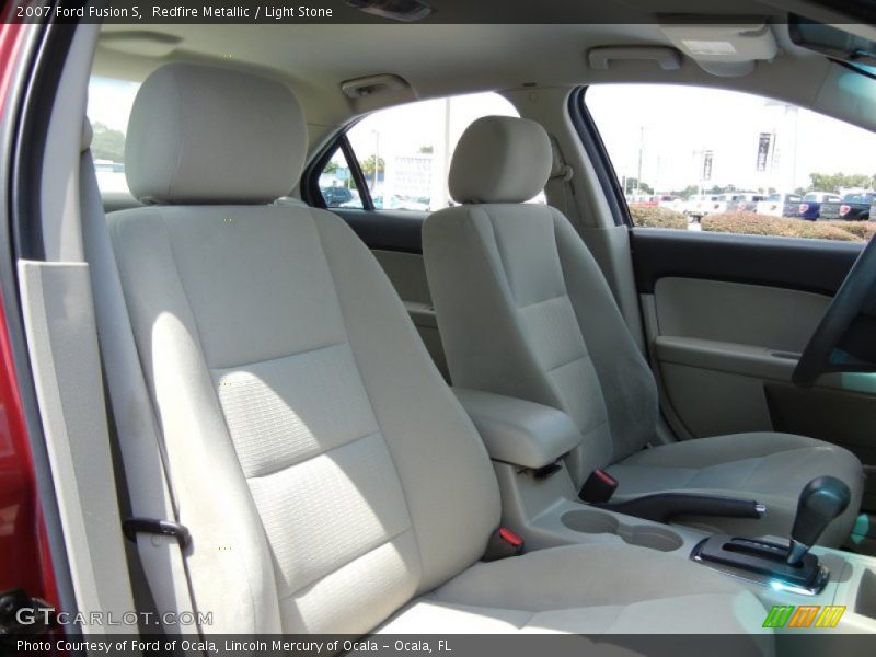 Redfire Metallic / Light Stone 2007 Ford Fusion S