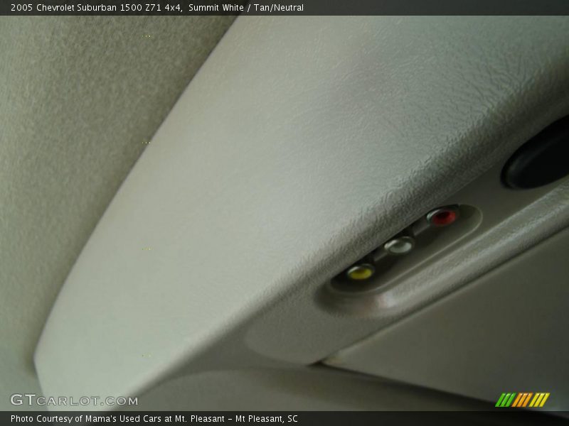 Summit White / Tan/Neutral 2005 Chevrolet Suburban 1500 Z71 4x4