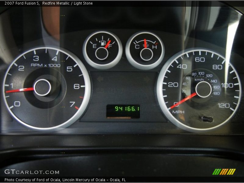 Redfire Metallic / Light Stone 2007 Ford Fusion S