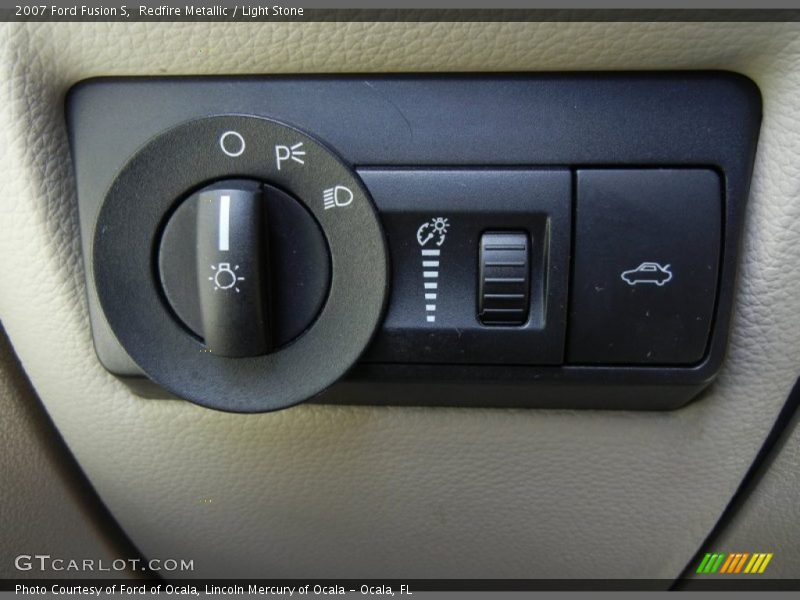 Redfire Metallic / Light Stone 2007 Ford Fusion S