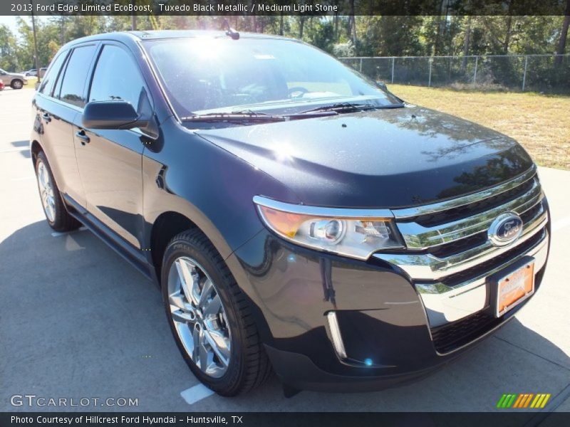 Tuxedo Black Metallic / Medium Light Stone 2013 Ford Edge Limited EcoBoost
