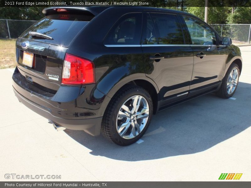 Tuxedo Black Metallic / Medium Light Stone 2013 Ford Edge Limited EcoBoost