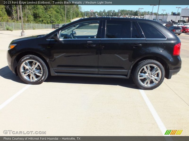Tuxedo Black Metallic / Medium Light Stone 2013 Ford Edge Limited EcoBoost