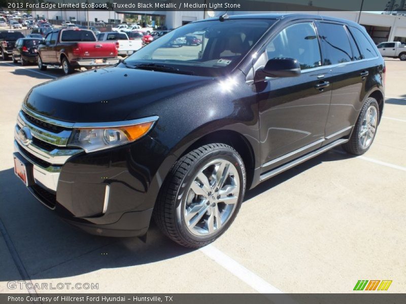Tuxedo Black Metallic / Medium Light Stone 2013 Ford Edge Limited EcoBoost