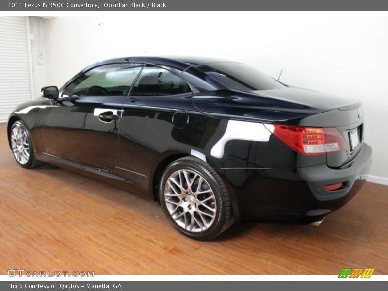 Obsidian Black / Black 2011 Lexus IS 350C Convertible