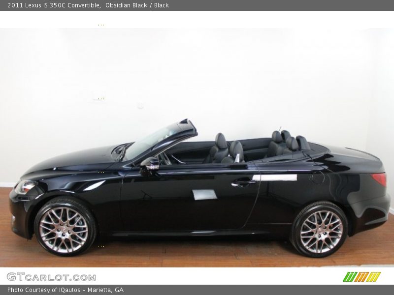 Obsidian Black / Black 2011 Lexus IS 350C Convertible