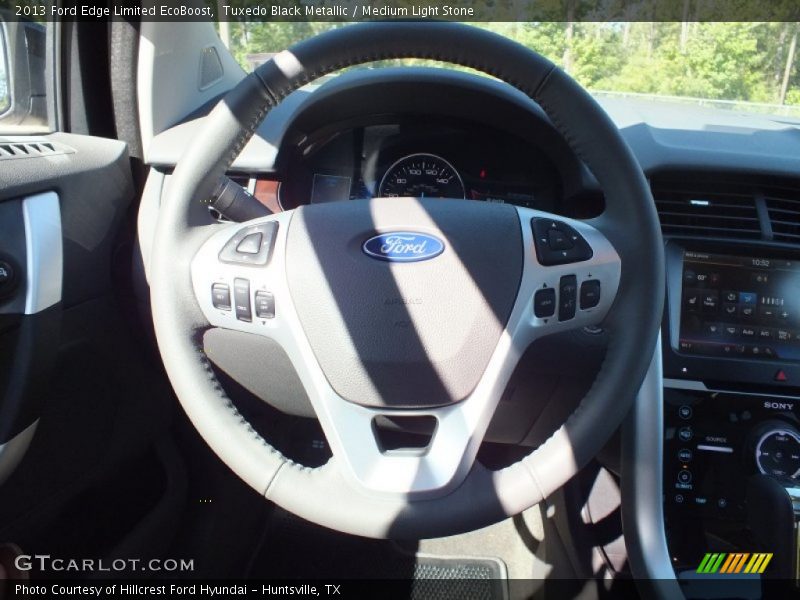 Tuxedo Black Metallic / Medium Light Stone 2013 Ford Edge Limited EcoBoost