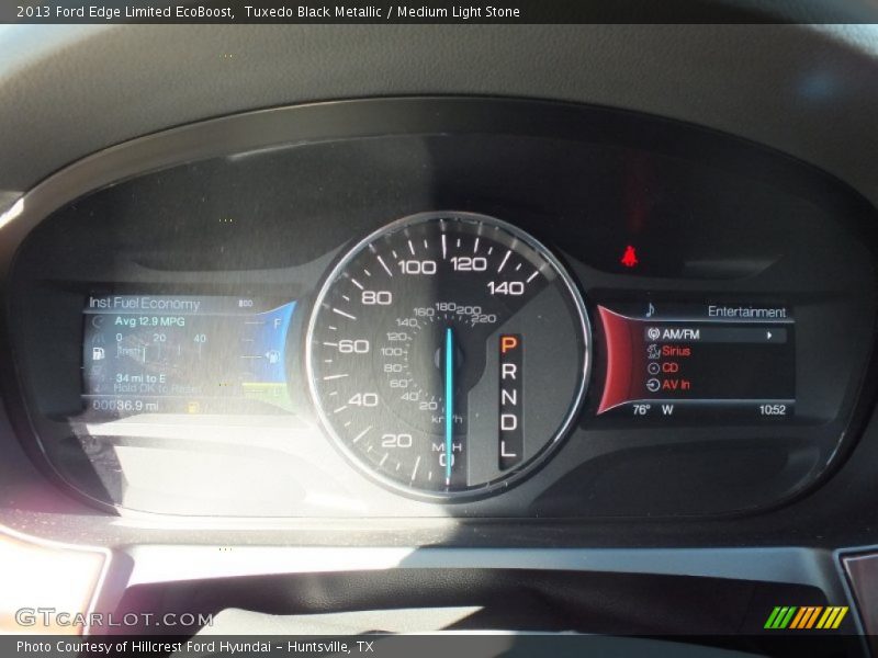 Tuxedo Black Metallic / Medium Light Stone 2013 Ford Edge Limited EcoBoost