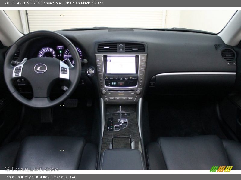 Dashboard of 2011 IS 350C Convertible