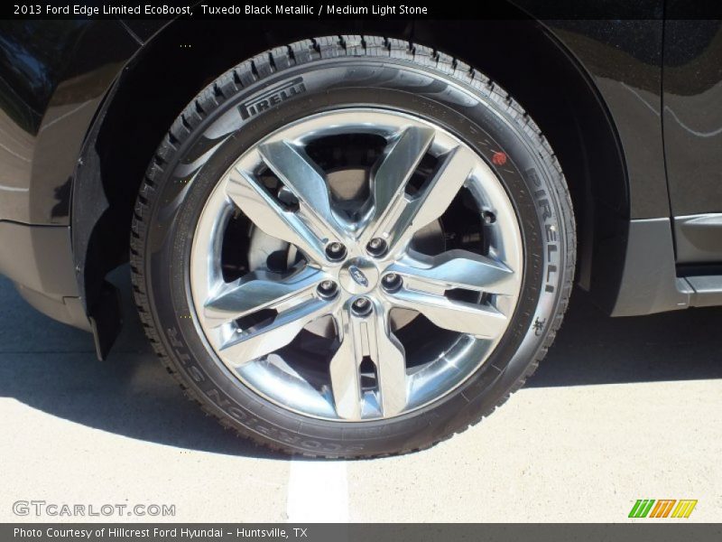 Tuxedo Black Metallic / Medium Light Stone 2013 Ford Edge Limited EcoBoost