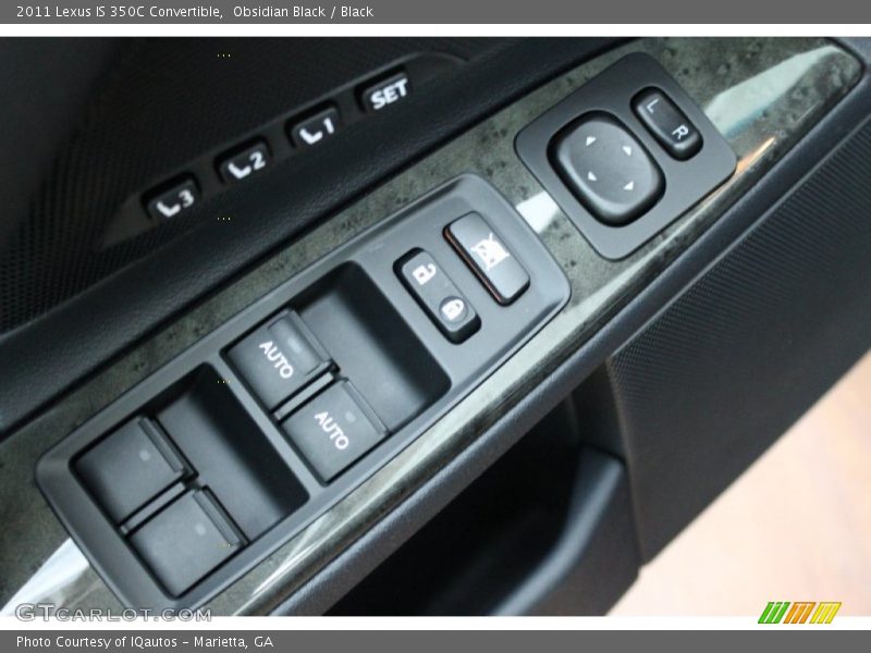 Controls of 2011 IS 350C Convertible