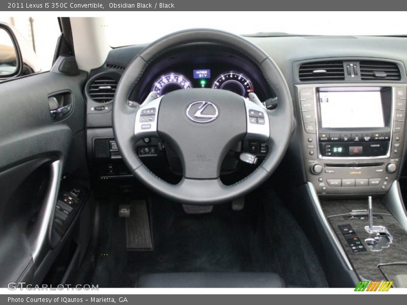 Dashboard of 2011 IS 350C Convertible