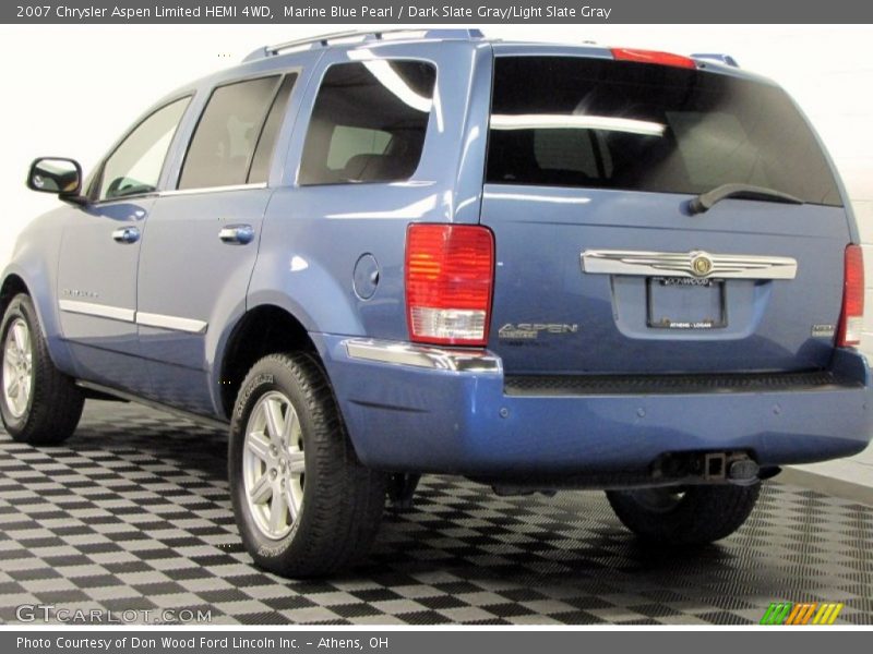 Marine Blue Pearl / Dark Slate Gray/Light Slate Gray 2007 Chrysler Aspen Limited HEMI 4WD