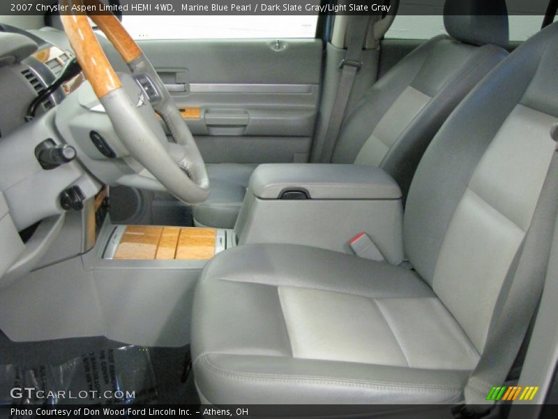 Marine Blue Pearl / Dark Slate Gray/Light Slate Gray 2007 Chrysler Aspen Limited HEMI 4WD