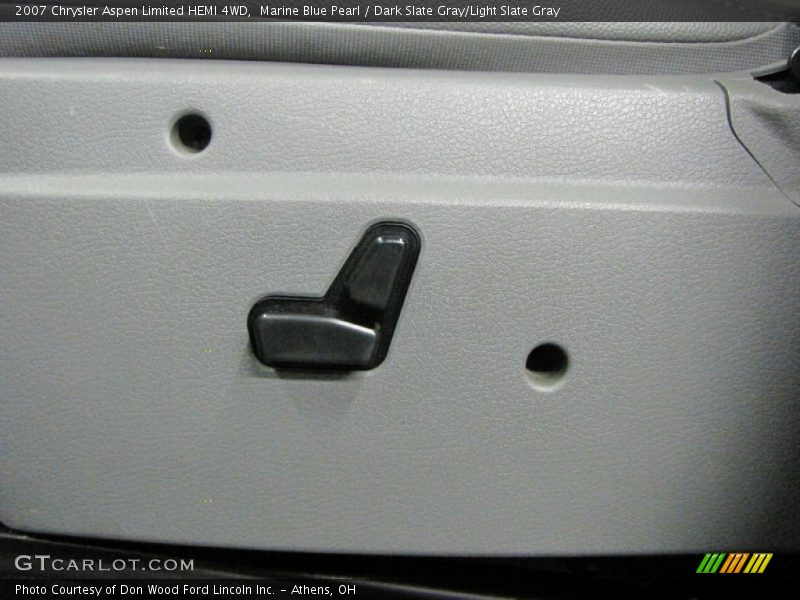Marine Blue Pearl / Dark Slate Gray/Light Slate Gray 2007 Chrysler Aspen Limited HEMI 4WD