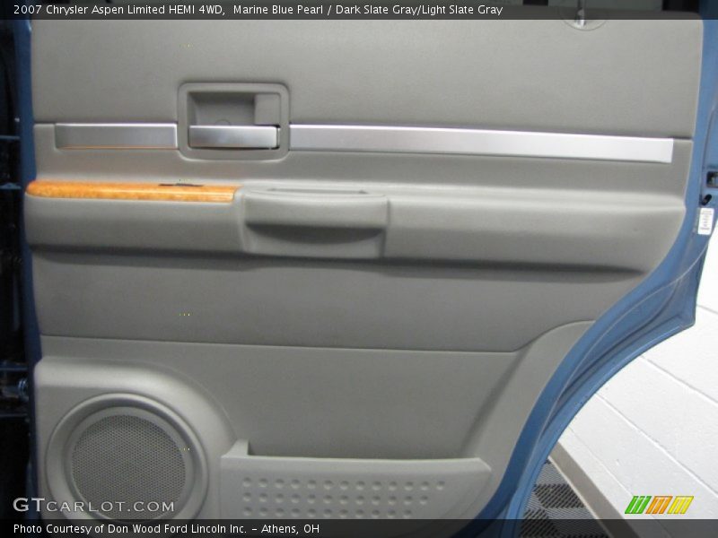 Marine Blue Pearl / Dark Slate Gray/Light Slate Gray 2007 Chrysler Aspen Limited HEMI 4WD