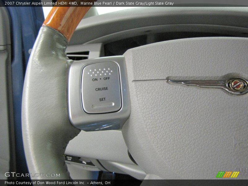 Marine Blue Pearl / Dark Slate Gray/Light Slate Gray 2007 Chrysler Aspen Limited HEMI 4WD