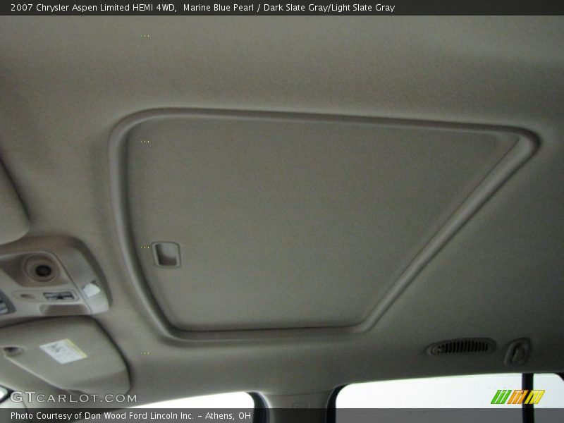 Marine Blue Pearl / Dark Slate Gray/Light Slate Gray 2007 Chrysler Aspen Limited HEMI 4WD