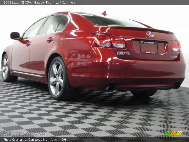 Matador Red Mica / Cashmere 2008 Lexus GS 350