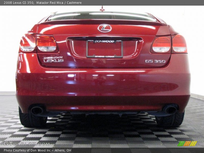 Matador Red Mica / Cashmere 2008 Lexus GS 350