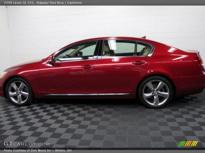 Matador Red Mica / Cashmere 2008 Lexus GS 350
