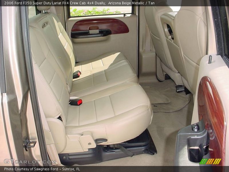 Arizona Beige Metallic / Tan 2006 Ford F350 Super Duty Lariat FX4 Crew Cab 4x4 Dually