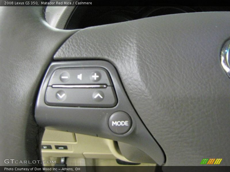 Matador Red Mica / Cashmere 2008 Lexus GS 350