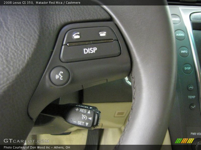 Matador Red Mica / Cashmere 2008 Lexus GS 350