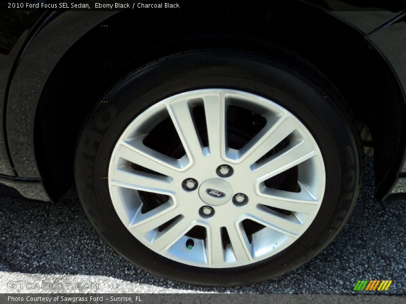 Ebony Black / Charcoal Black 2010 Ford Focus SEL Sedan