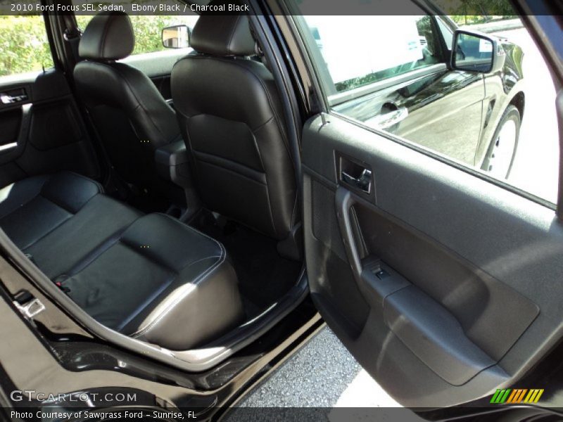 Ebony Black / Charcoal Black 2010 Ford Focus SEL Sedan